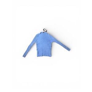 Pitarrello Sky Blue Ribbed Knit Sweater | Made in Italy | Size 00 | NWT